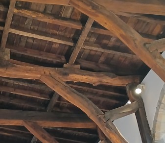 Shape of tree in Monk's Dormitory Roof